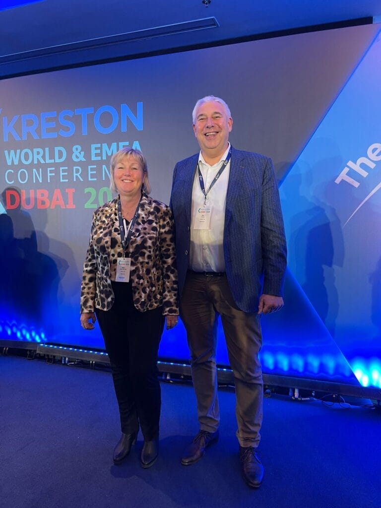 Petra en Ron bij Kreston World & EMEA Conference 2023