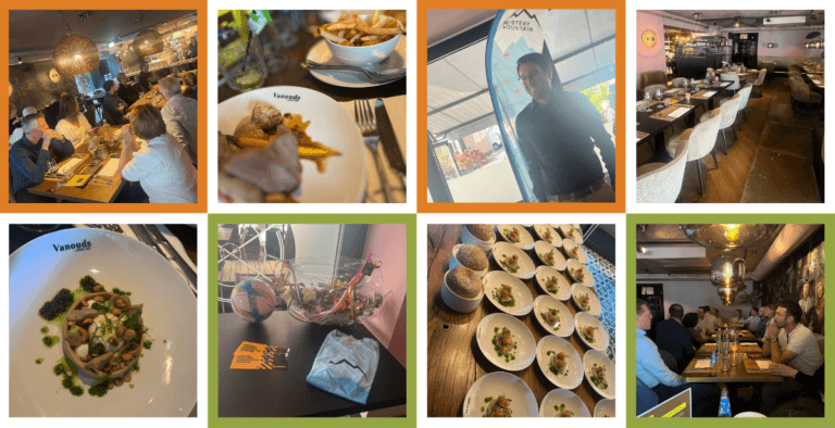Sponsordiner bij restaurant Vanouds